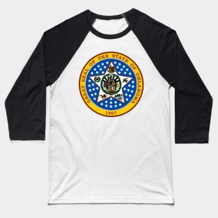 Oklahoma Coat of Arms Baseball T-Shirt